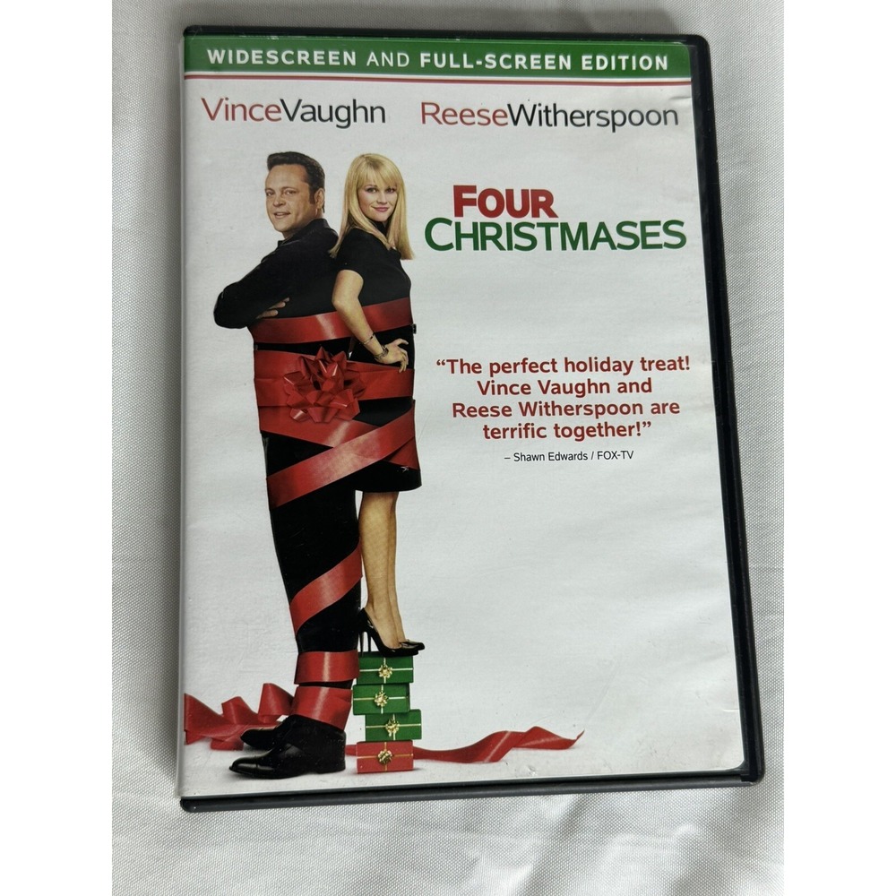 Four Christmases DVD Vince Vaughn Reese Witherspoon Holiday Comedy
